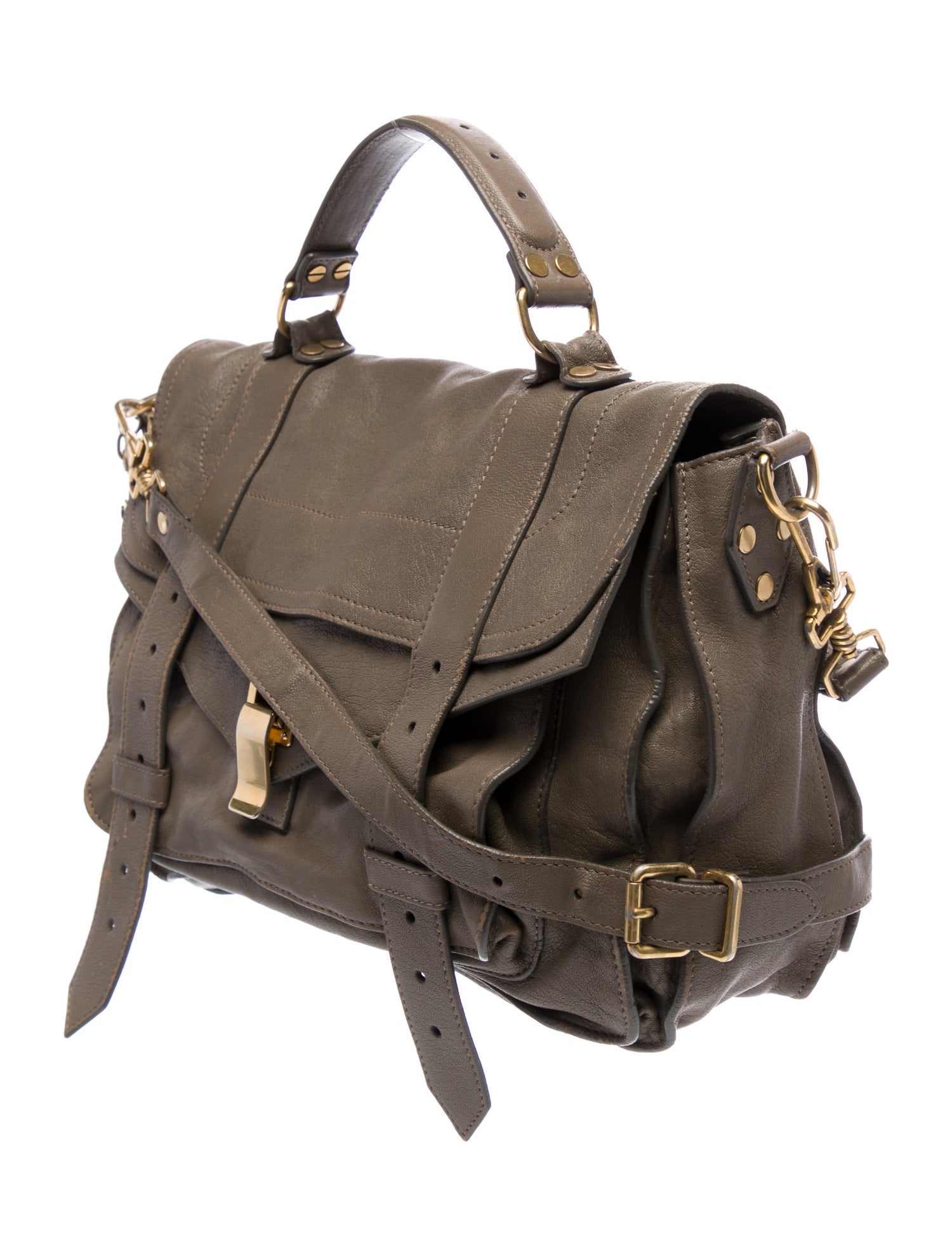 Proenza Schouler Leather Top Handle Bag